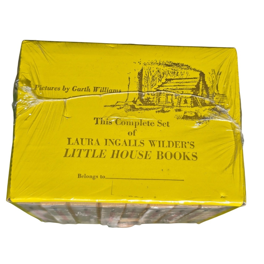 Vintage Little House on the Prairie 9 Book Box Set Sealed Laura Ingalls Wilder - Picture 4 of 7